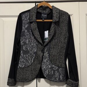 Insight Black and Gray Patterned Blazer